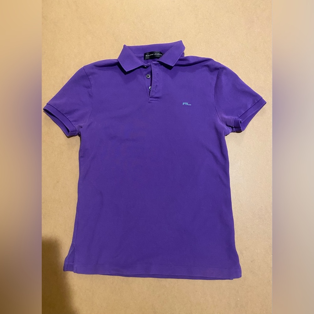 Ralph Lauren Black Label Purple Polo Shirt